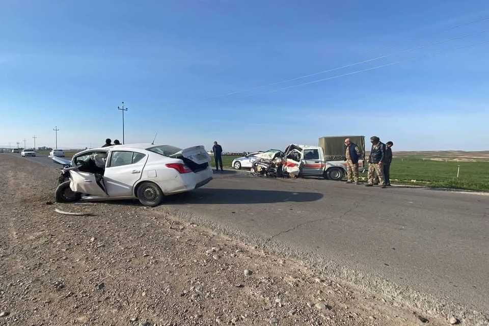 ڕووداوێکی هاتووچۆ دوو برینداری لێدەکەوێتەوە