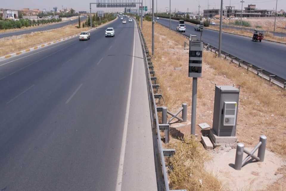  کامێراکانی چاودێری تیژڕەوی رێگەی سلێمانی - تاسڵوجە کەوتنە کارکردن