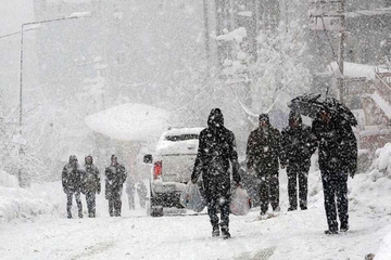 شەپۆلێکی بەفر و باران و سەرما ڕوو لە هەرێمی کوردستان دەکات