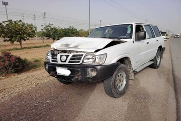 ڕووداوێکی هاتووچۆ دوو برینداری لێکەوتەوە