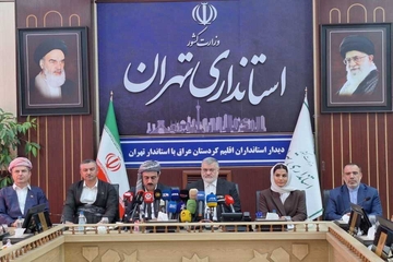  شاندی حکومەتی هەرێمی کوردستان سەردانی پارێزگاری تارانیان کرد