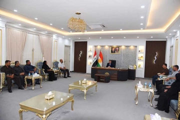 سەرپەرشتیارى ئیدارەى گەرمیان لەگەڵ رێکخراوى داکۆکى لە پرسى ئەنفال کۆبوەوە