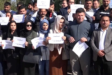 ژمارەیەک فەرمانبەری گرێبەست لە گەرمیان چاوەڕێی فەرمانێکی ئەنجومەنی وەزیران دەکەن