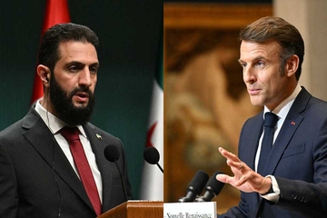 دەقی ڕاگەیەندراوی ماکرۆن لەبارەی گفتوگۆ تەلەفۆنییەکەی لەگەڵ ئەحمەد شەرع